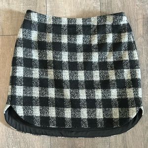 Madewell Plaid school girl mini skirt